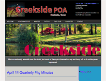 Tablet Screenshot of creeksidepoa.com